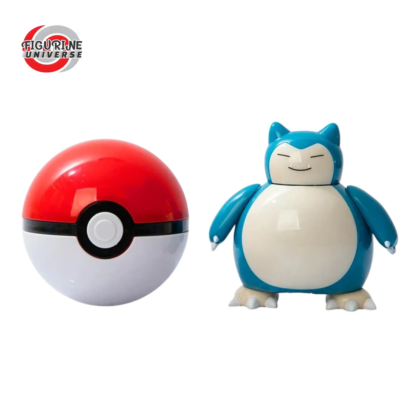 Ronflex + Poké Ball - Pokémon™ - 5 à 13cm