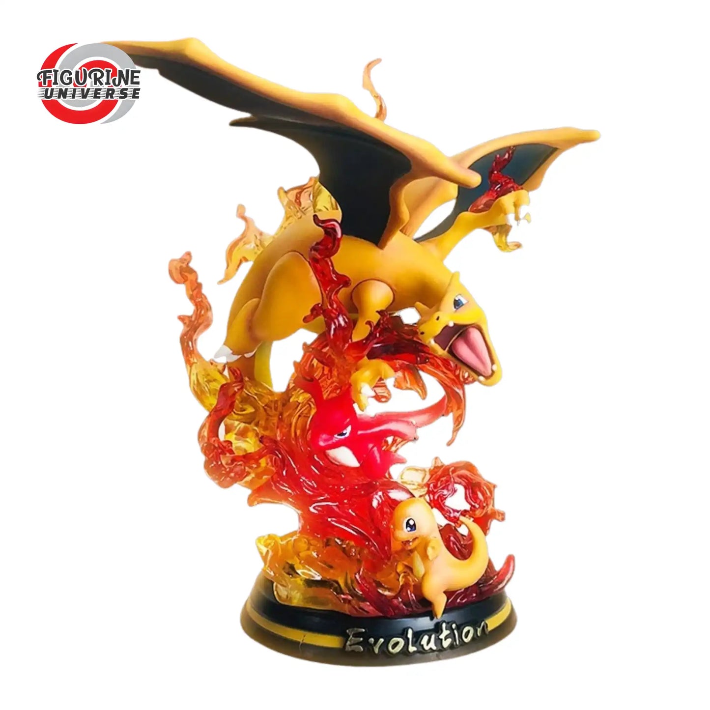 Évolution Salamèche Dracaufeu - Pokémon™ - 26cm