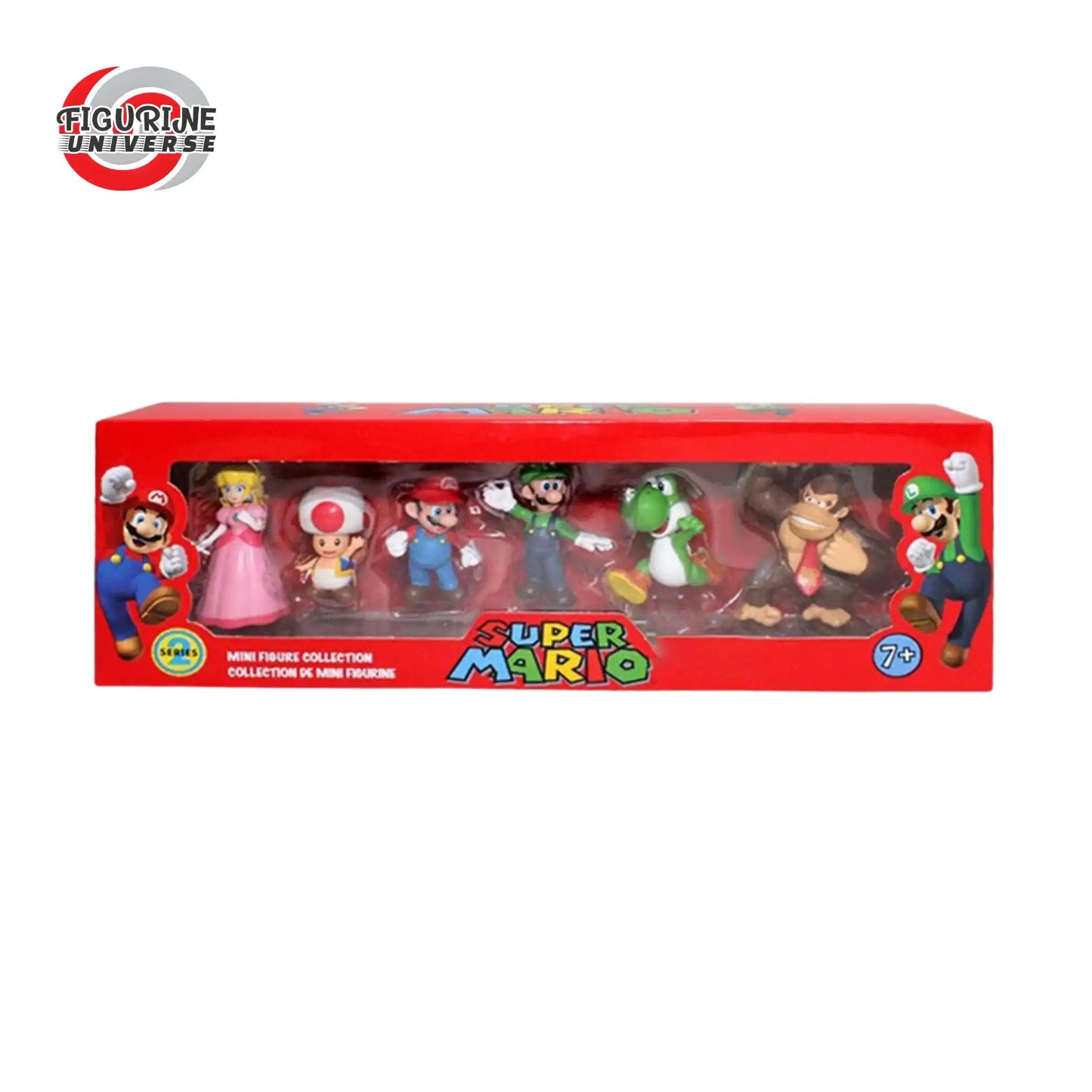 Set 6 personnages - Super Mario™ - 7cm