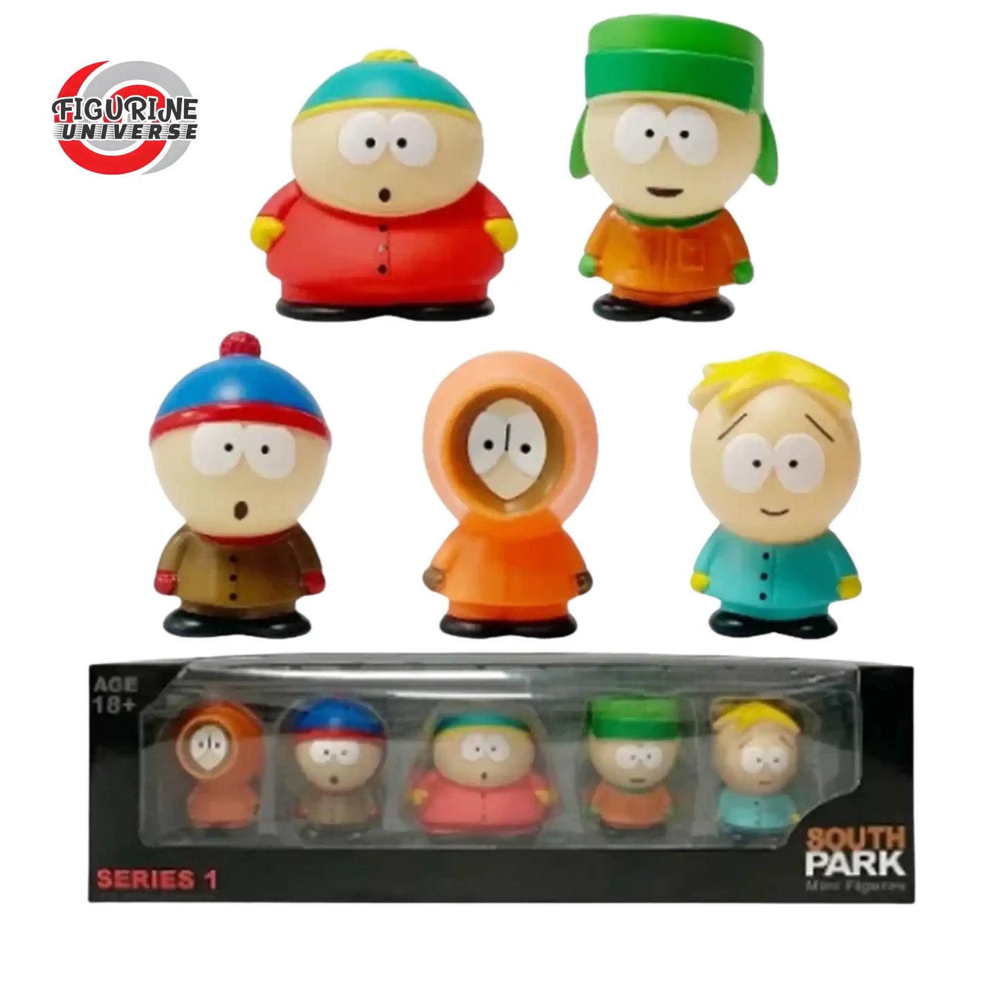 Set de 5 figurines - South Park™ - 9cm