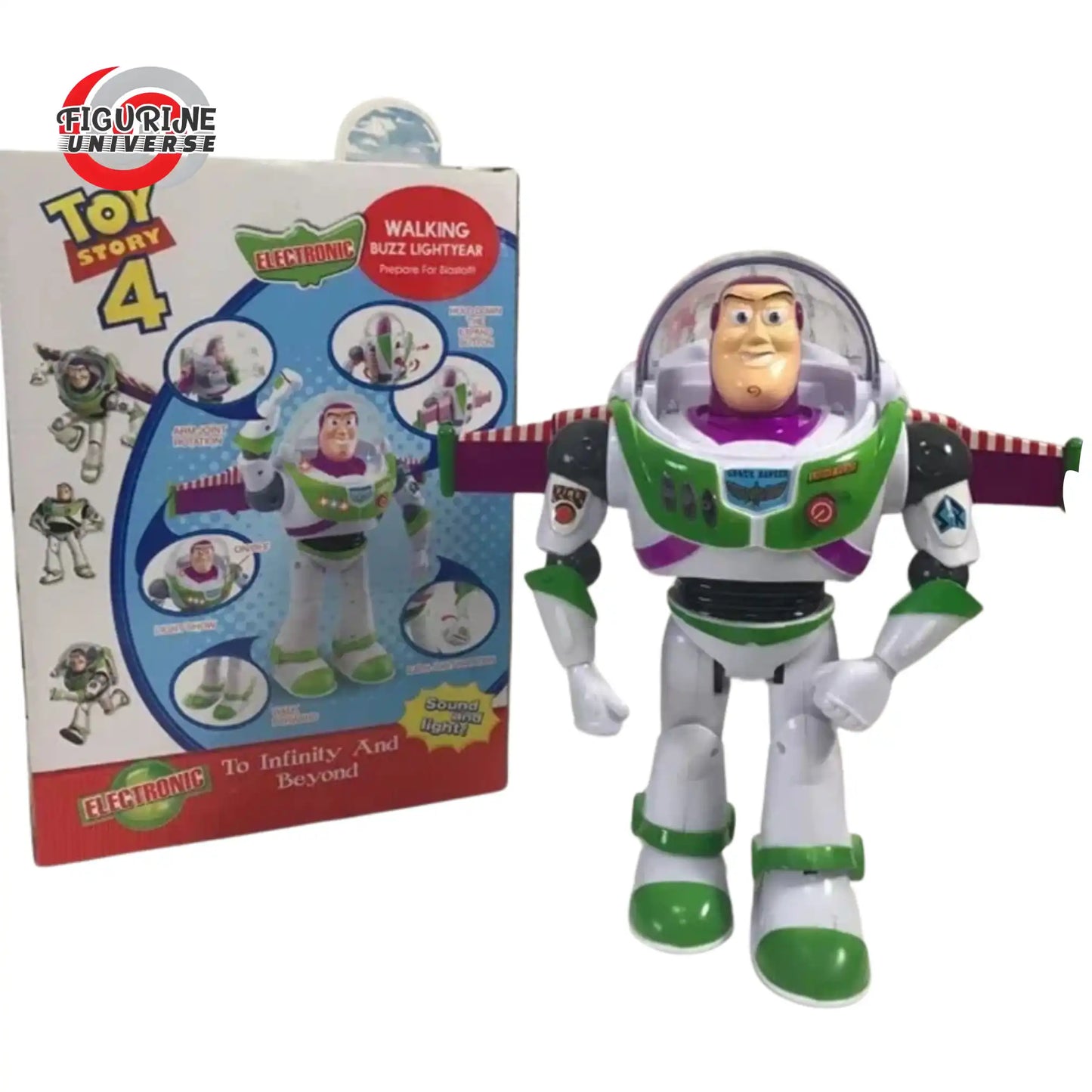 Figurine Buzz l'Éclair - Toy Story - 28cm avec sa boîte