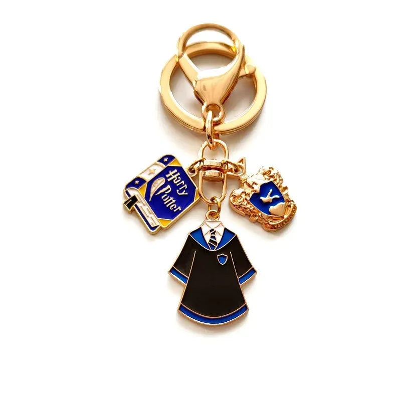 Porte-clés Harry Potter Maisons de Poudlard bleu