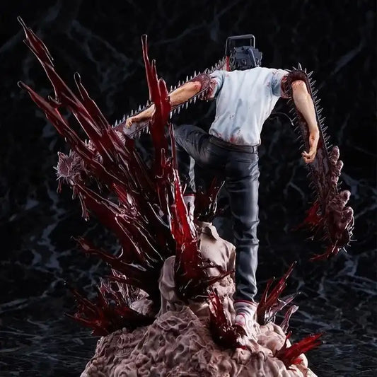 Figurine Denji - Chainsaw Man - 18cm de dos