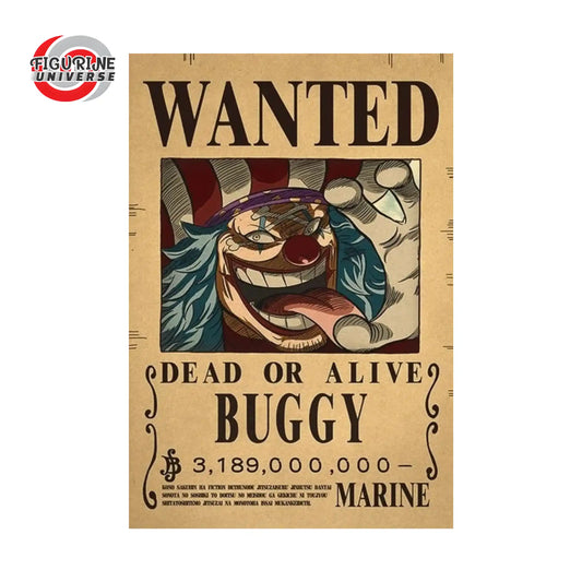 Poster Wanted Buggy le Clown - One Piece™