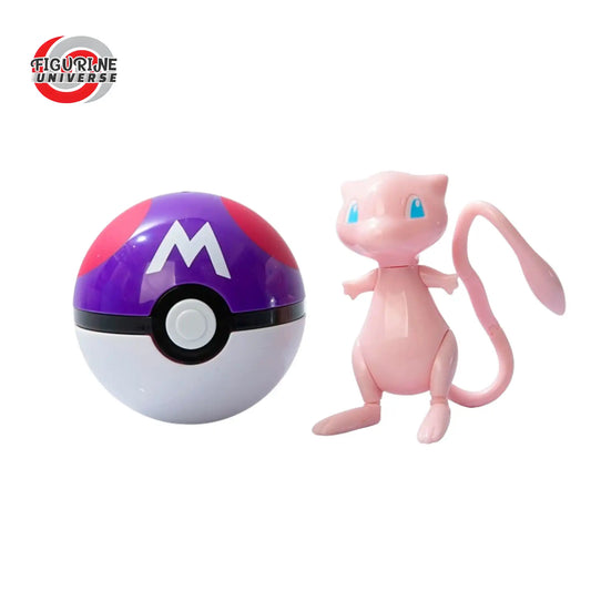 Mew + Master Ball - Pokémon™ - 5 à 13cm