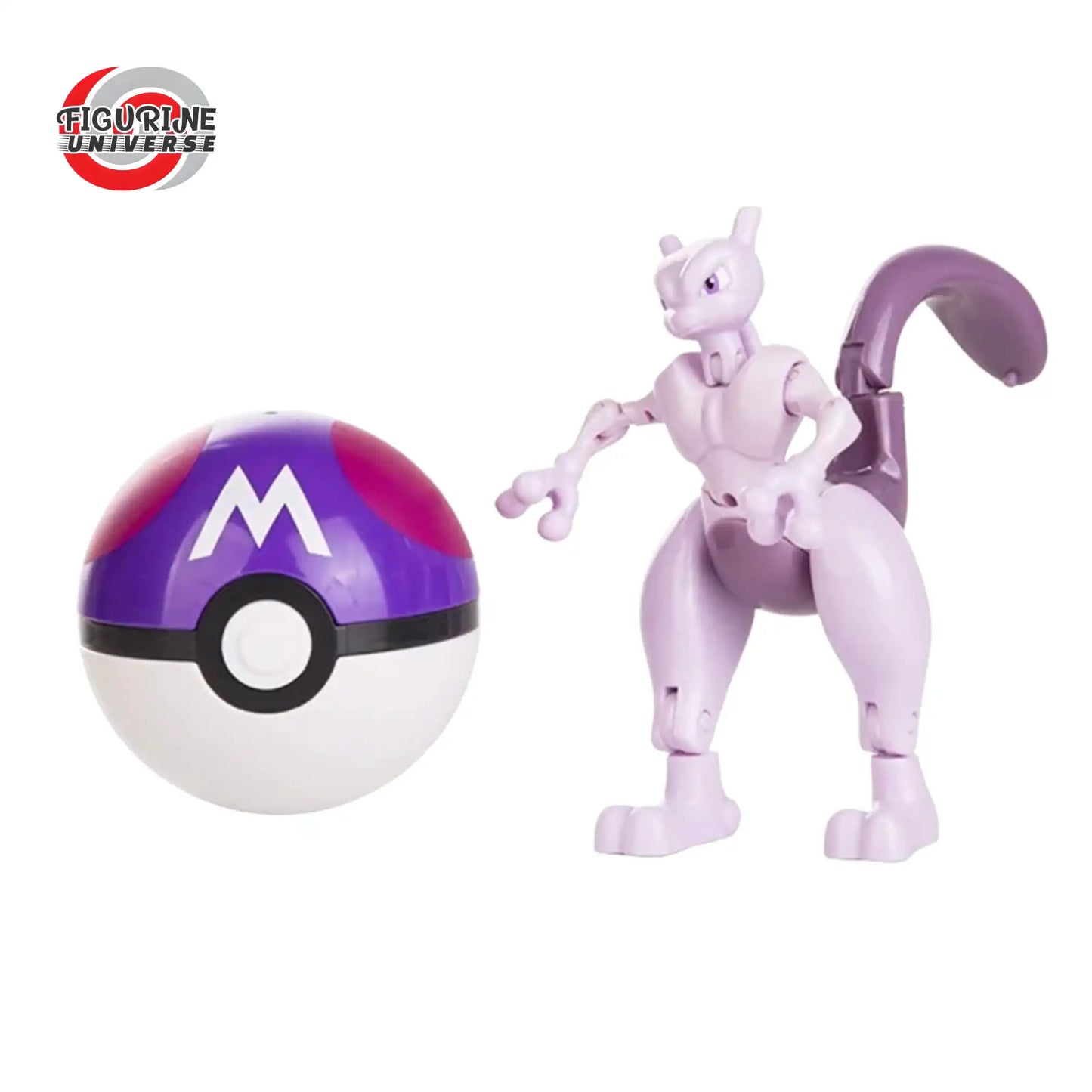 Figurine Mewtwo + Master Ball - Pokémon™ - 5 à 13cm
