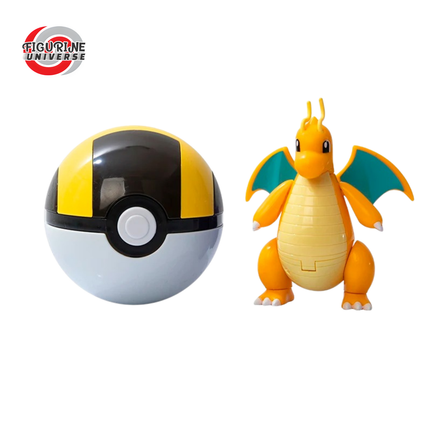 Dracolosse + Hyper Ball - Pokémon™ - 5 à 13cm