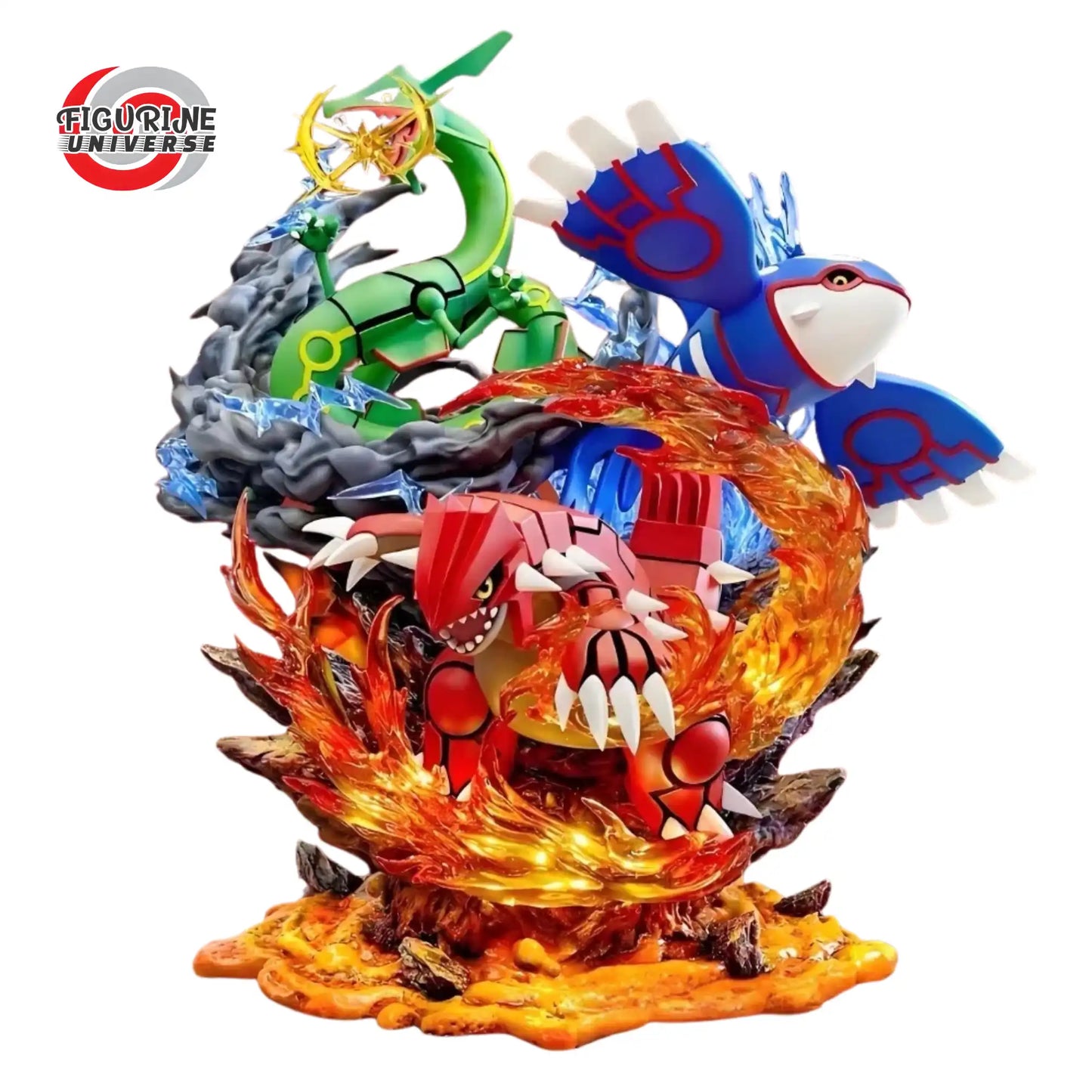 Rayquaza, Kyogre et Groudon - Pokémon™ - 35cm