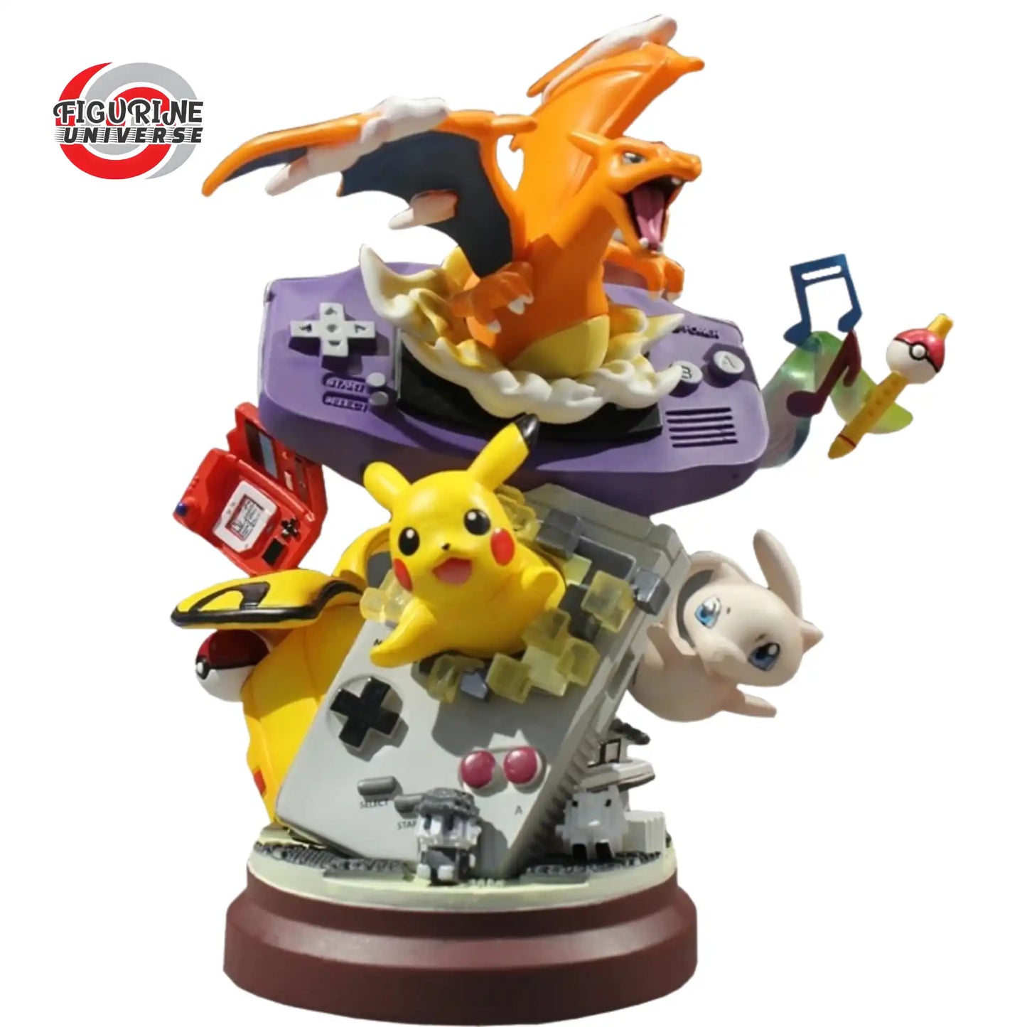 Charizard Pikachu Mew Retro Game - Pokémon™ - 20cm