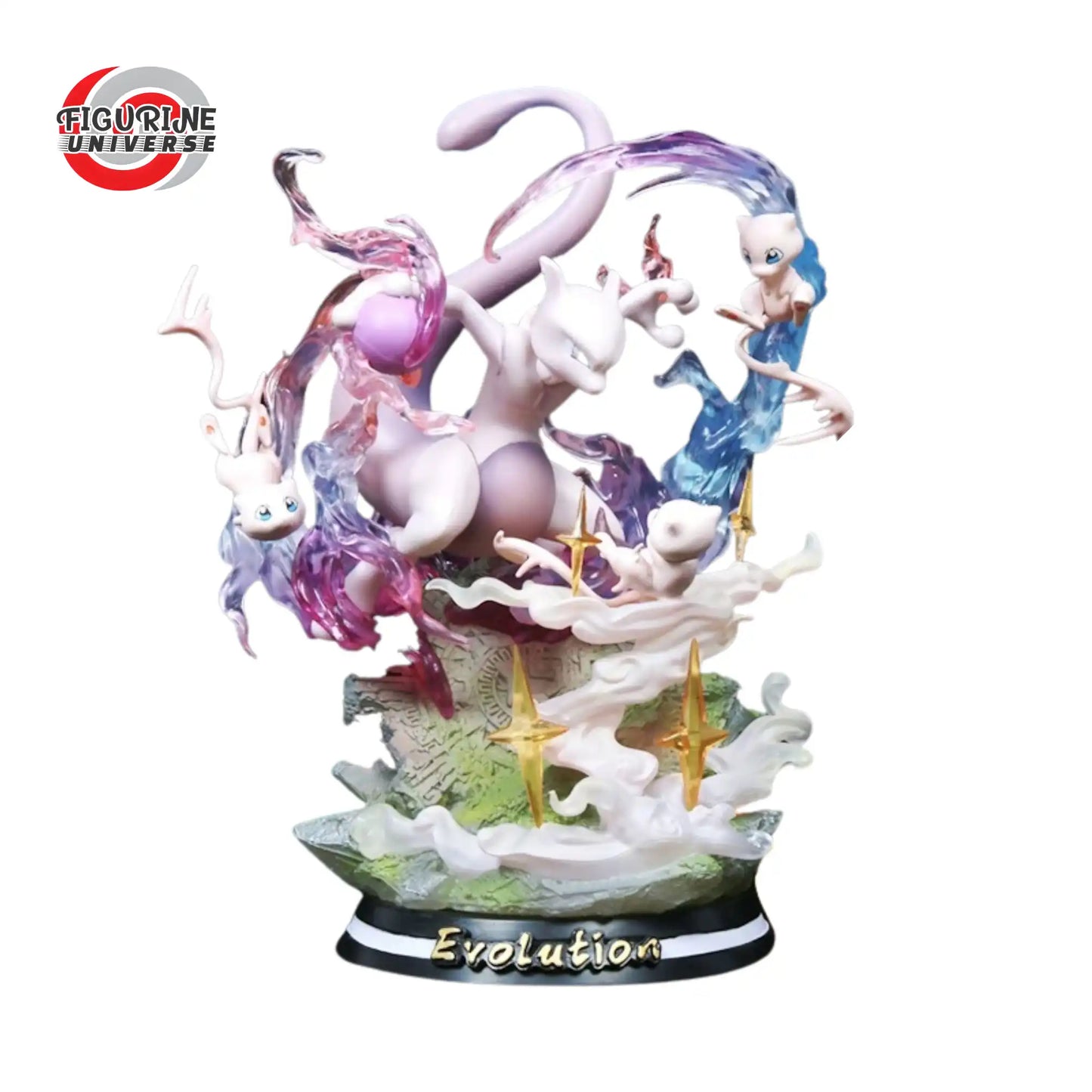 Mew et Mewtwo Édition Légendaire - Pokémon™ - 26cm