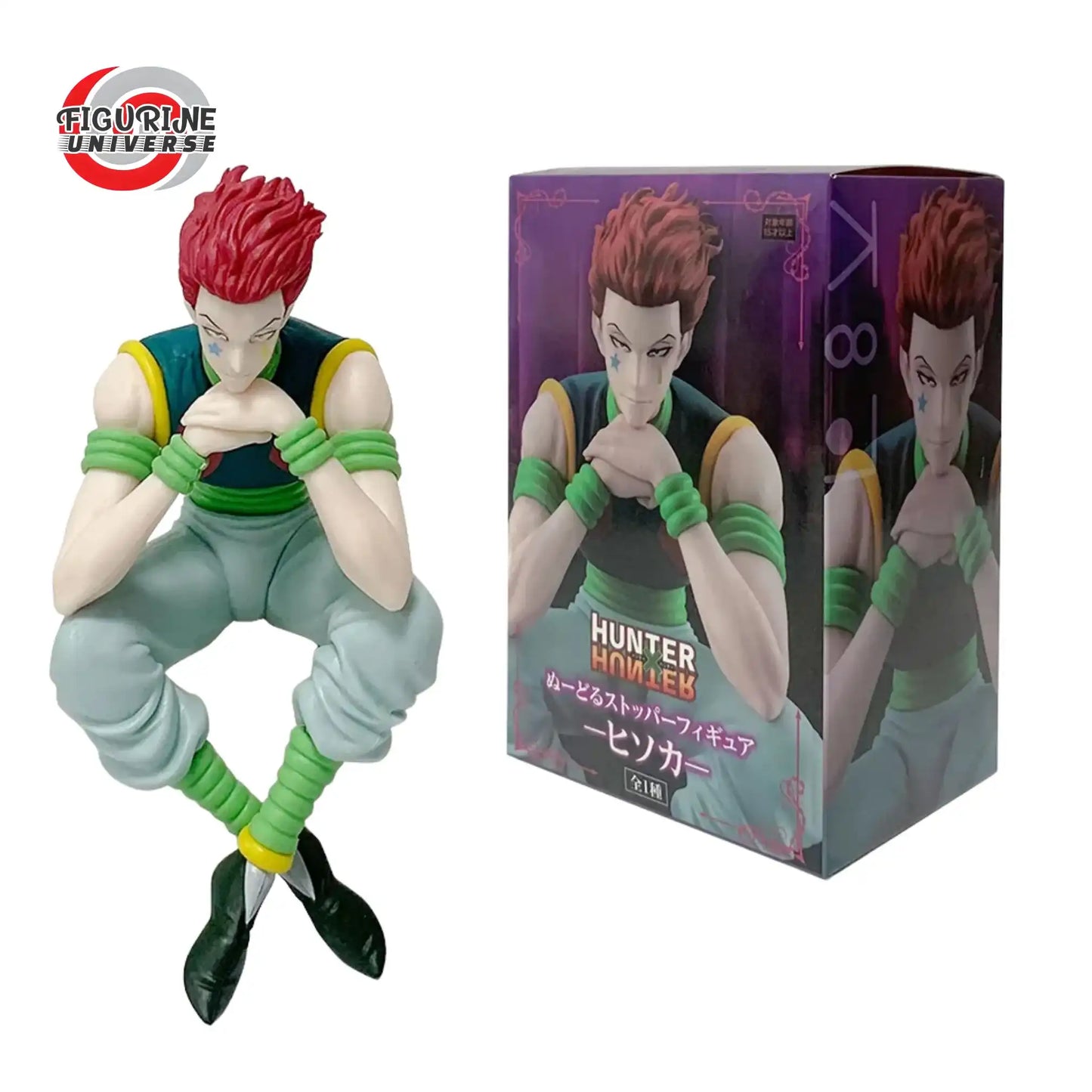 Hisoka Accroupie - Hunter x Hunter™ - 12cm