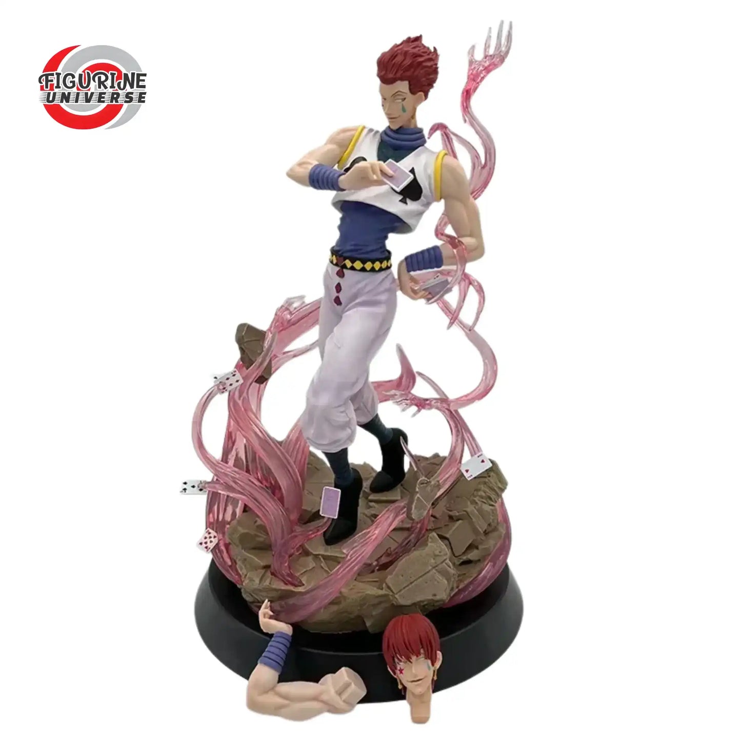 Hisoka en Attaque Cartes - Hunter x Hunter™ - 33cm