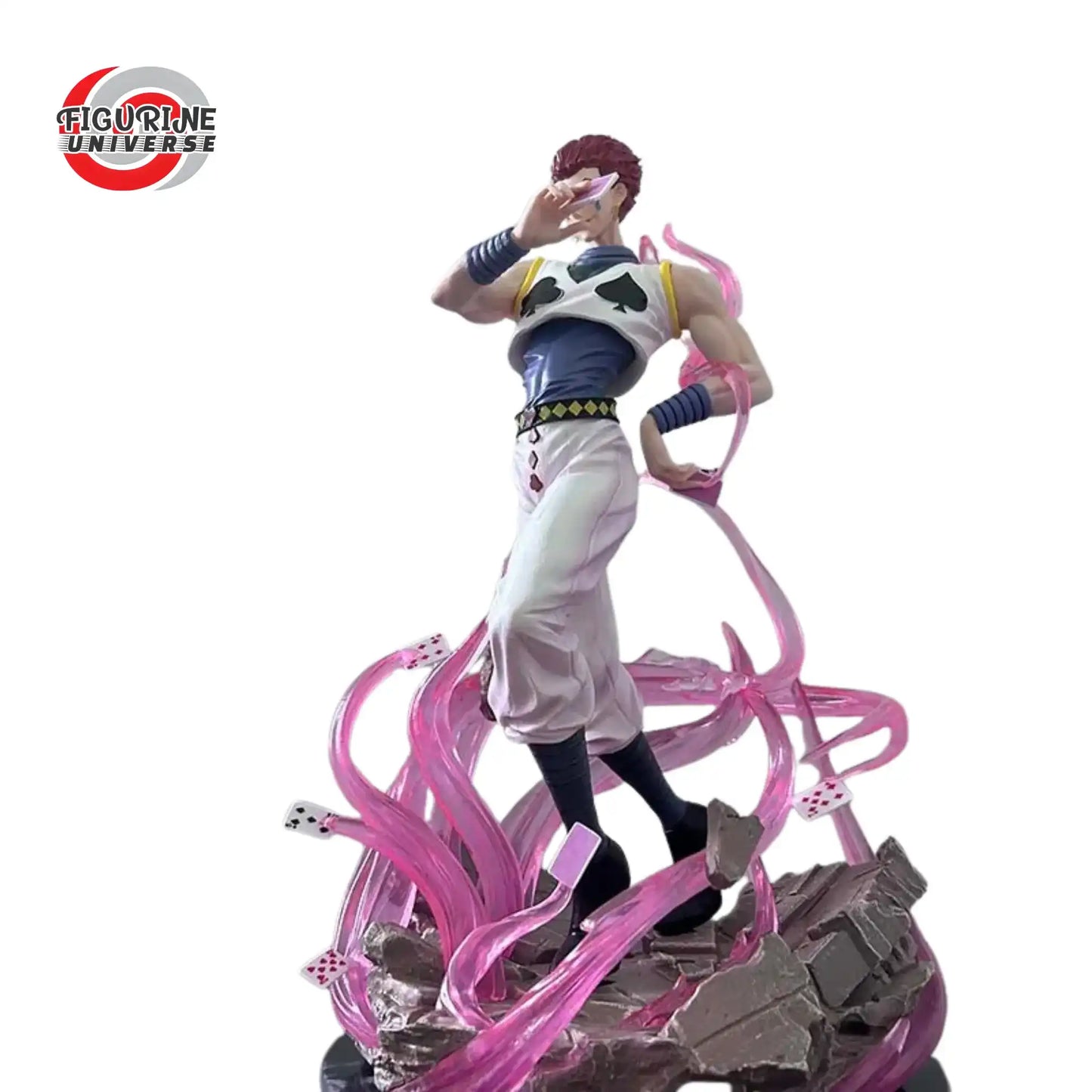 Hisoka en Attaque Cartes - Hunter x Hunter™ - 33cm