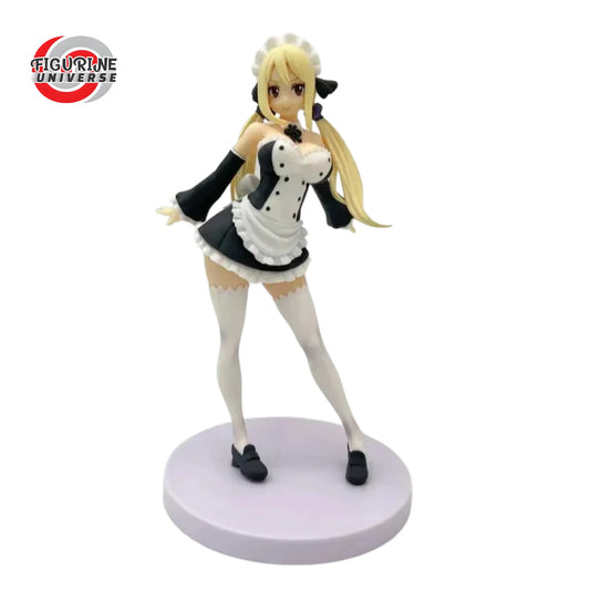 Figurine Lucy Heartfilia Fairy Tail en tenue de soubrette - 17cm