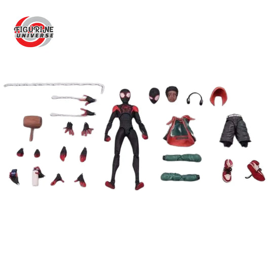 Figurine de Miles Morales - Spider-Man - 15cm avec ses accessoires