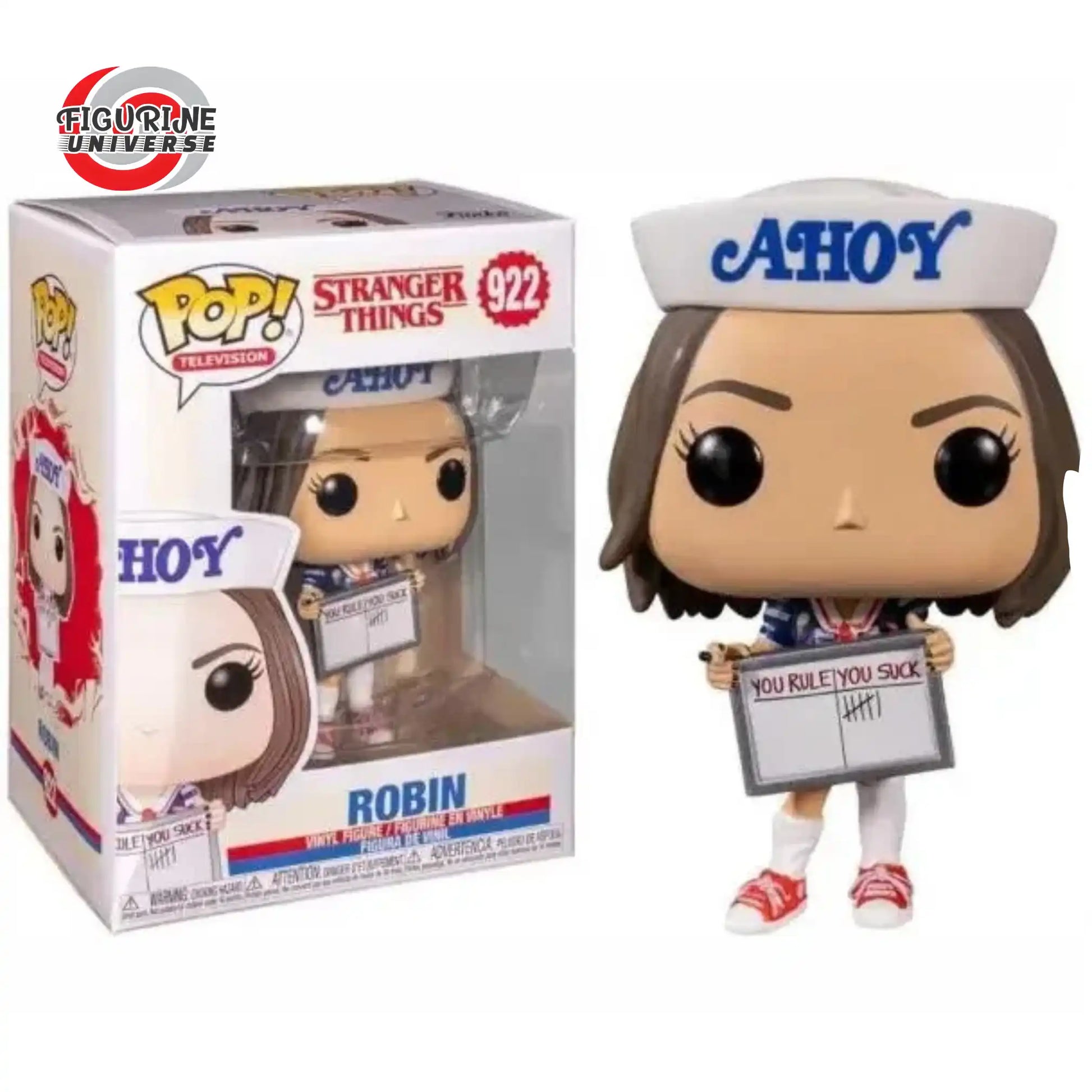Funko POP Robin - Stranger Things - 9cm de face