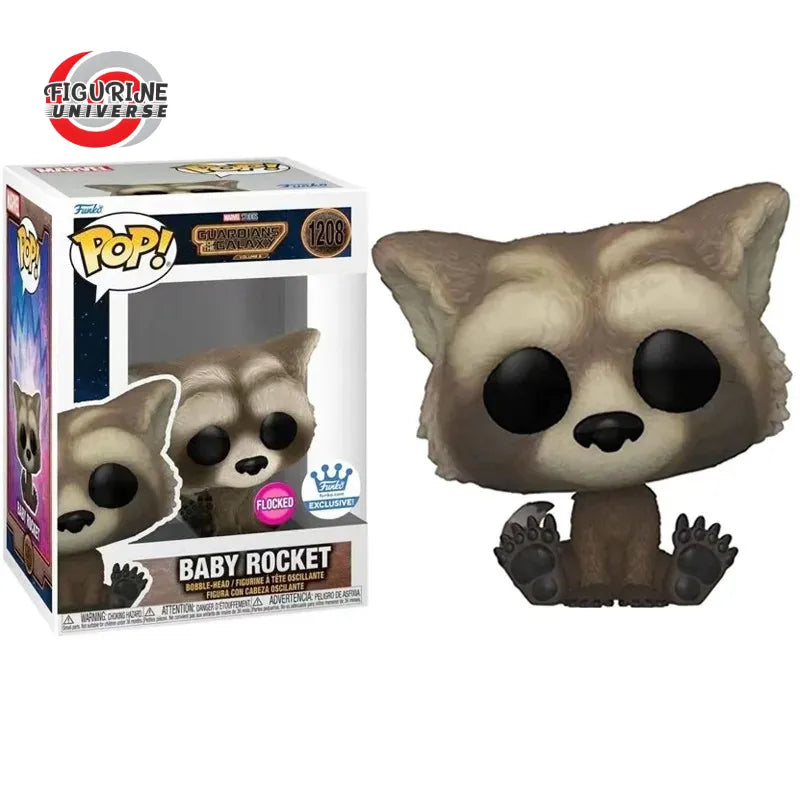 Figurine Funko Pop Baby Rocket Gardiens de la Galaxie de 10cm