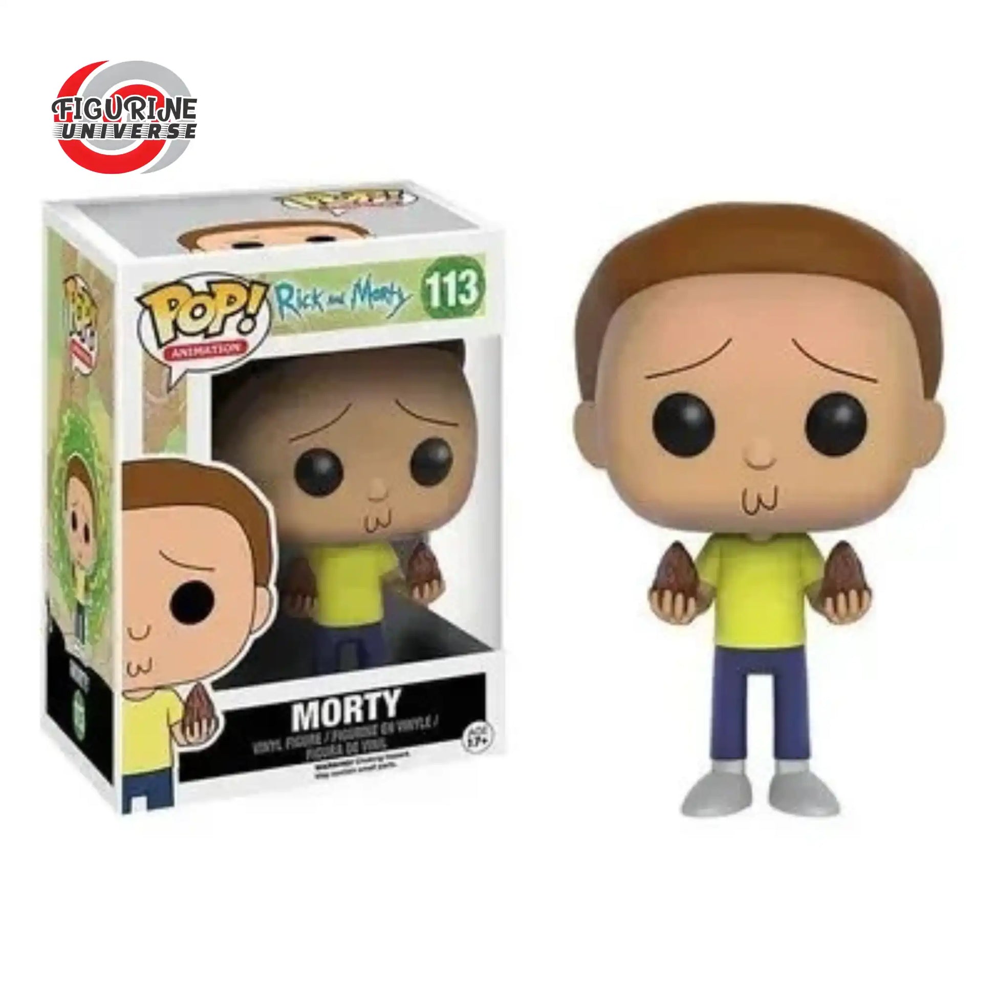 Figurine Funko Pop Morty - Rick et Morty de 10cm