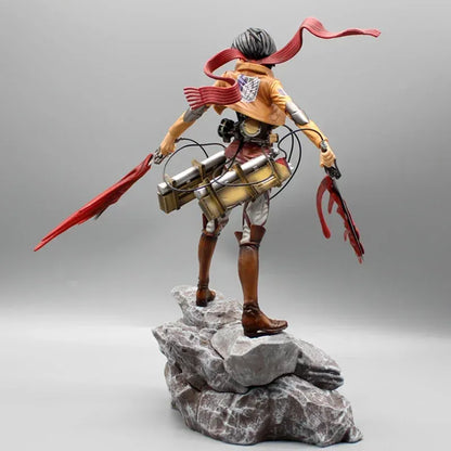 Figurine Mikasa Ackerman - Attack on Titan - 32cm de dos