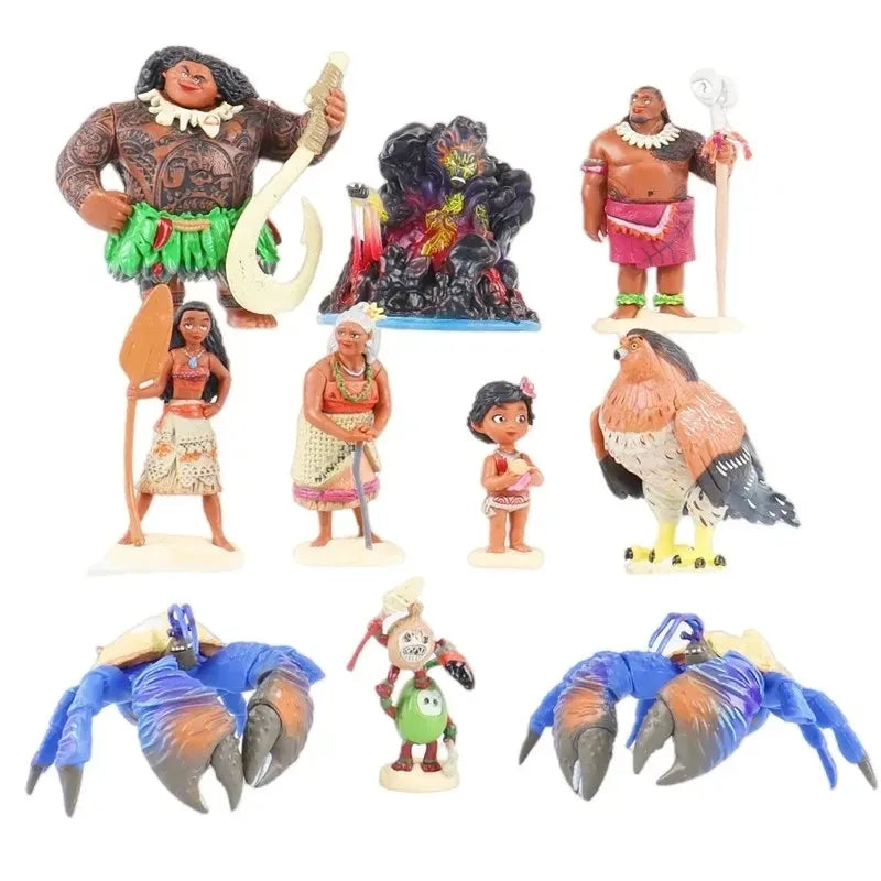 Figurines Moana Disney 4 à 9cm
