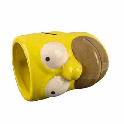 Tasse 3D de Homer Simpson - Les Simpson devant