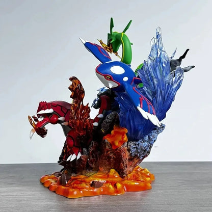 Rayquaza, Kyogre et Groudon - Pokémon™ - 35cm